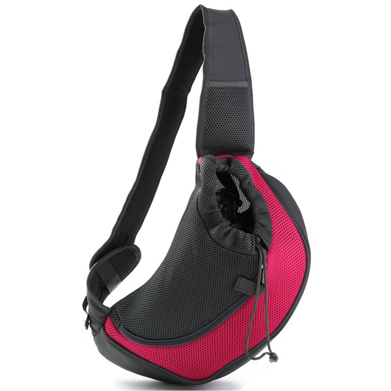 Pet Mesh Oxford Single Shoulder Travel Carrier Bag