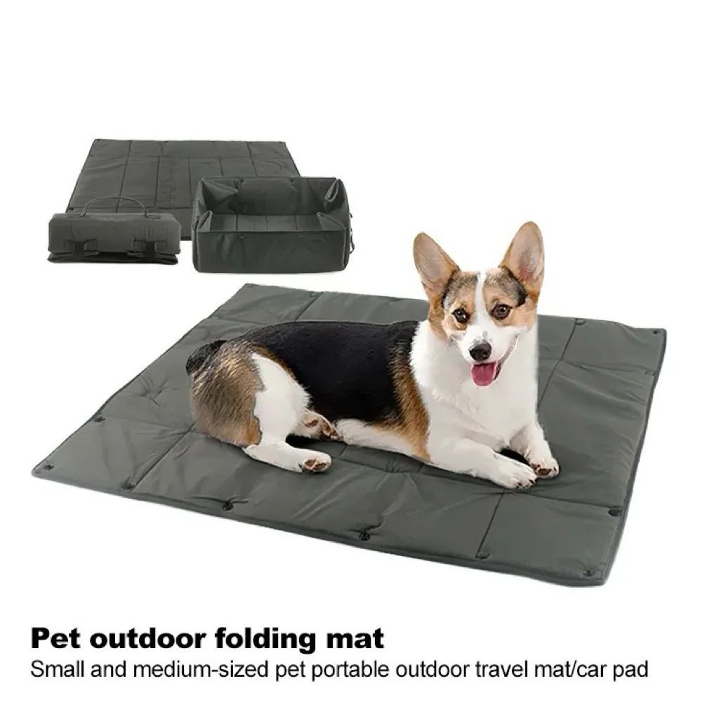 Pet Portable 3-in-1 Travel Bed Carrier Mat Cushion Foldable Kennel