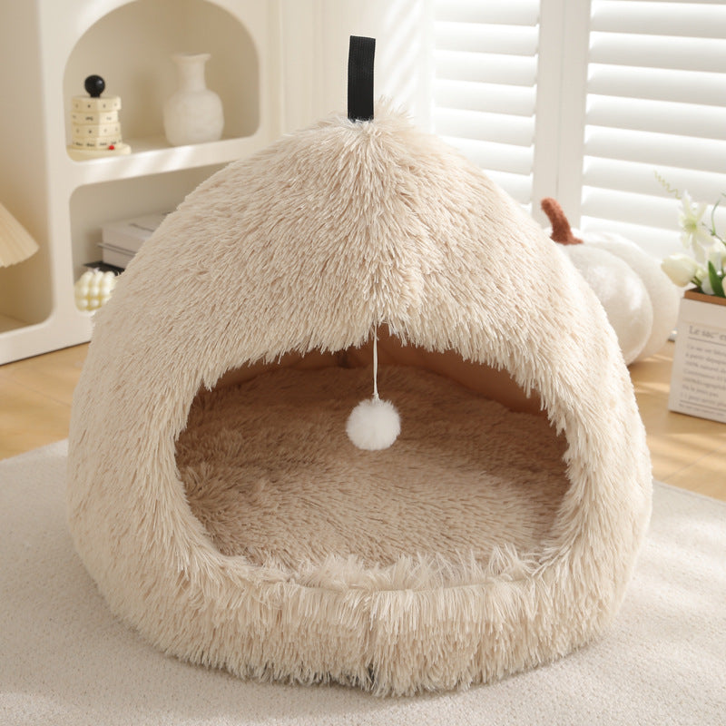 Winter Warm Plush Cat Nest Bed For Pet