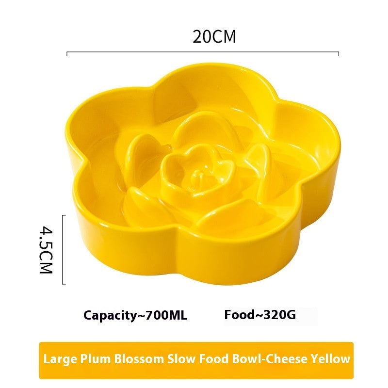 Ceramic Slow Feeding Bowl For Pet