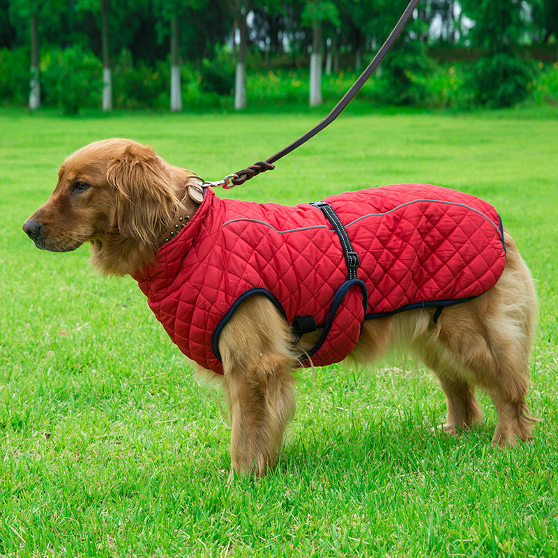 Pet Adjustable Warm Cotton Jacket Outfit