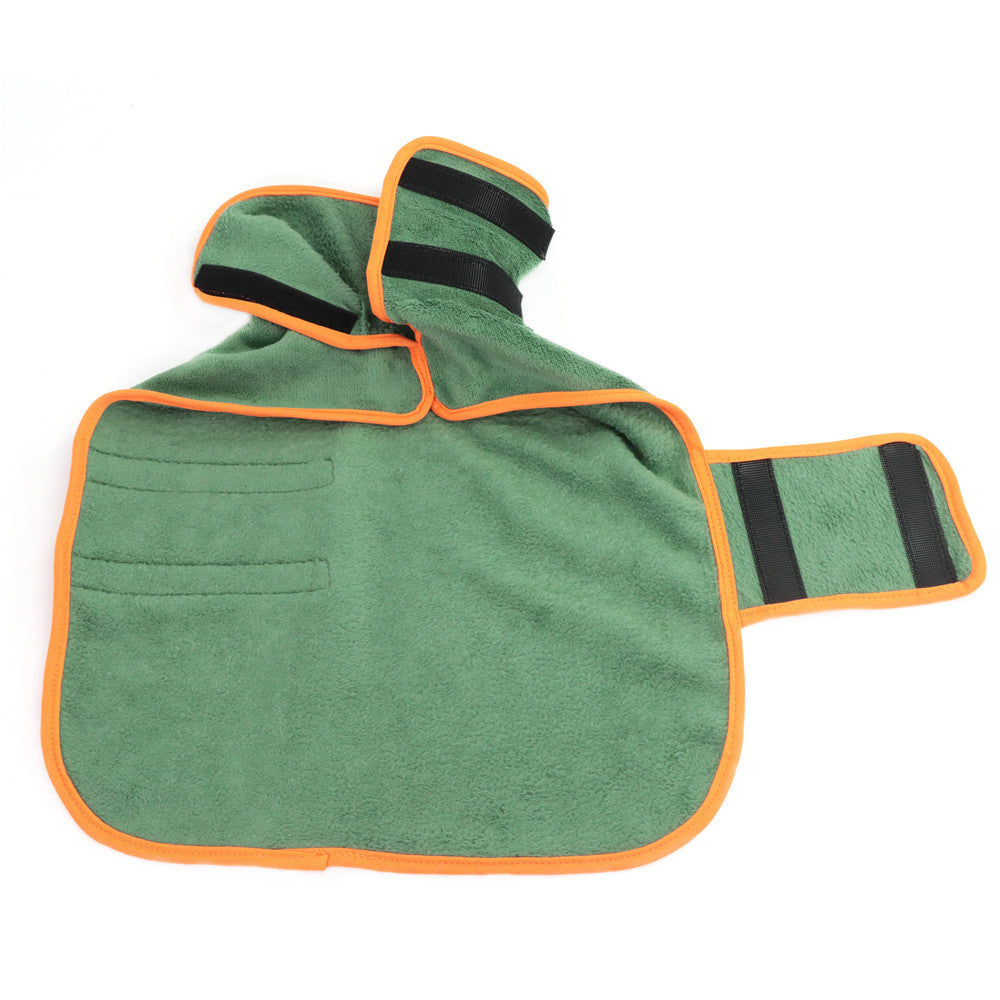 Pet Super Absorbent Quick Dry Fiber Bath Towel Grooming Cloth
