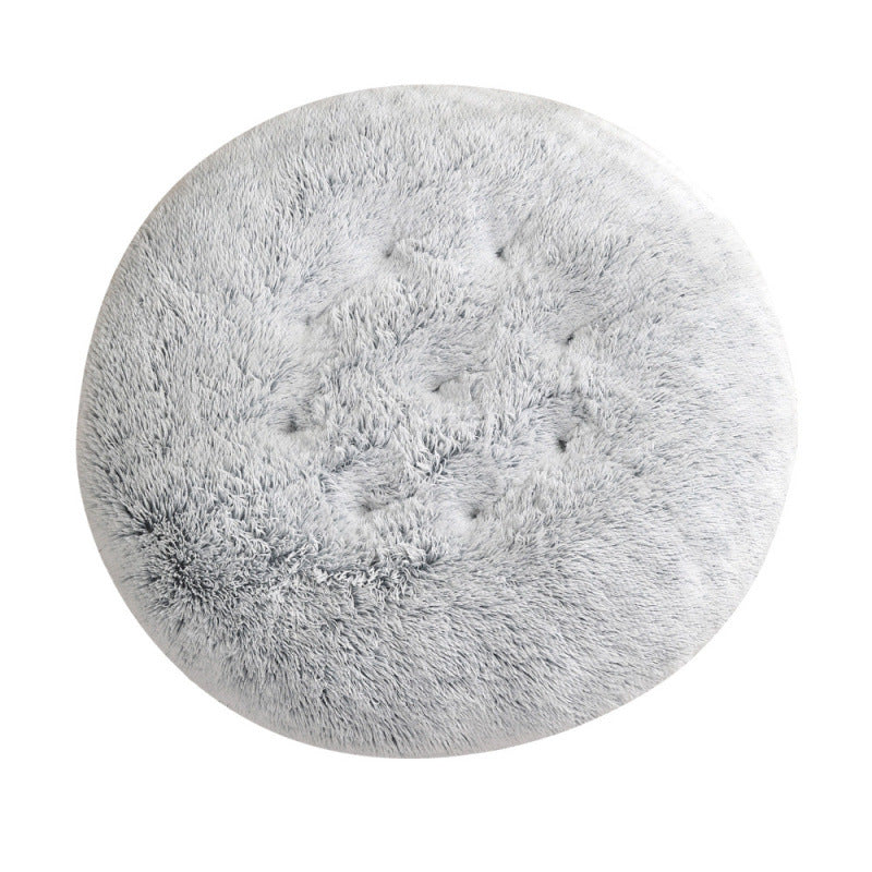Plush Warm Round Sleeping Bed Mat For Pet