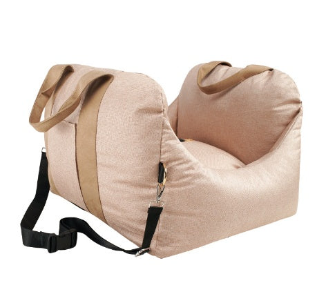 Pet Waterproof Car Safety Seat Carrier Basket Travel Bed