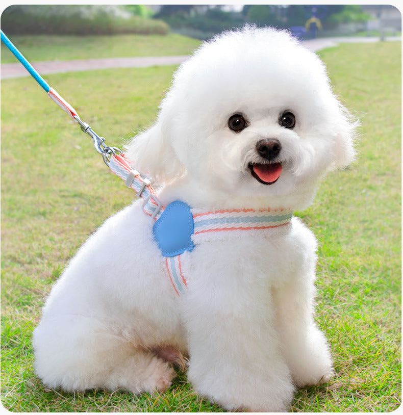 Breathable Summer Pet Chest Vest Walking Leash For Small Medium Pets