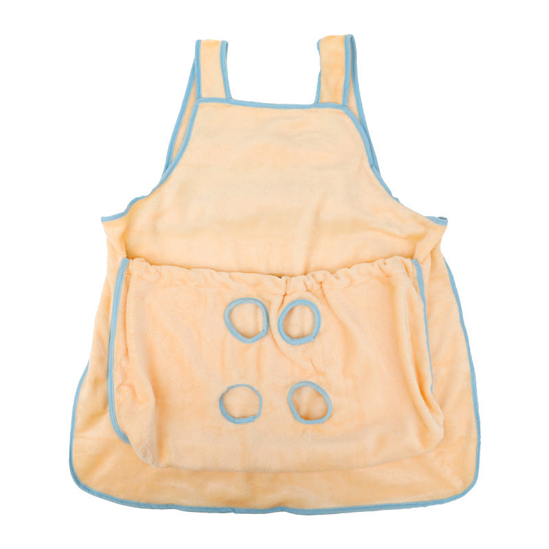 Pet Plush Hanging Chest Carrier Apron Travel Sleeping Bag