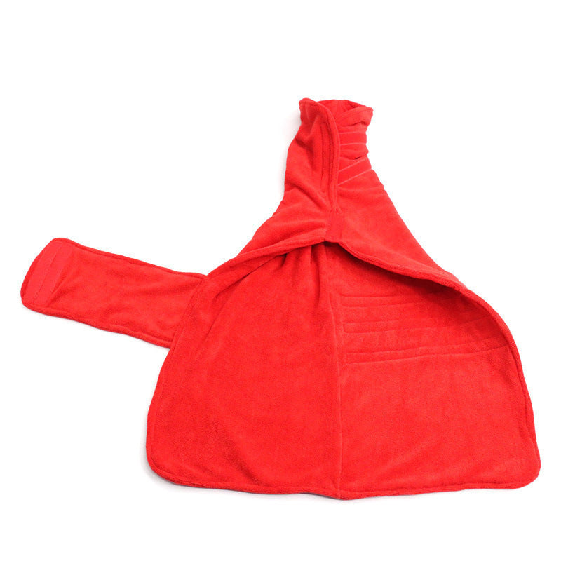 Pet Super Absorbent Quick Dry Fiber Bath Towel Grooming Cloth