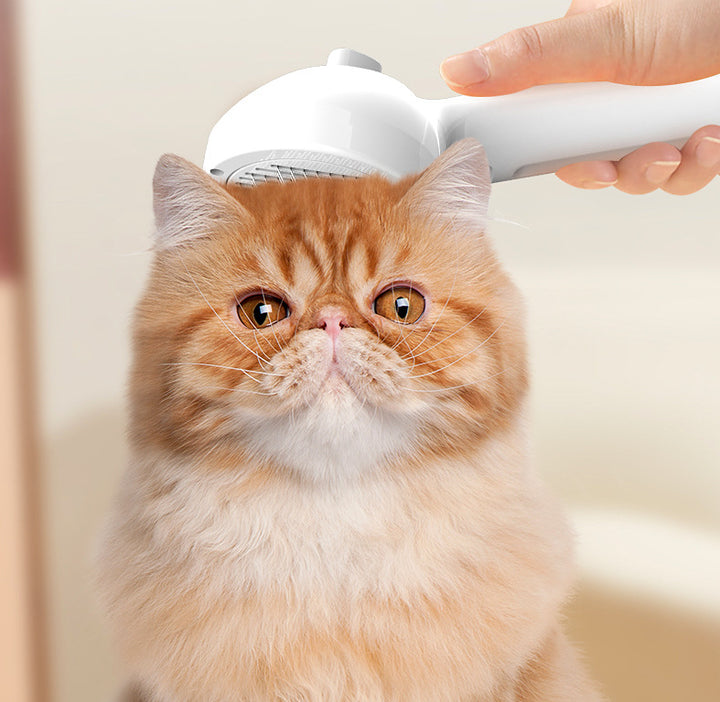 Self Cleaning Dematting Grooming Comb With Mist For Pet