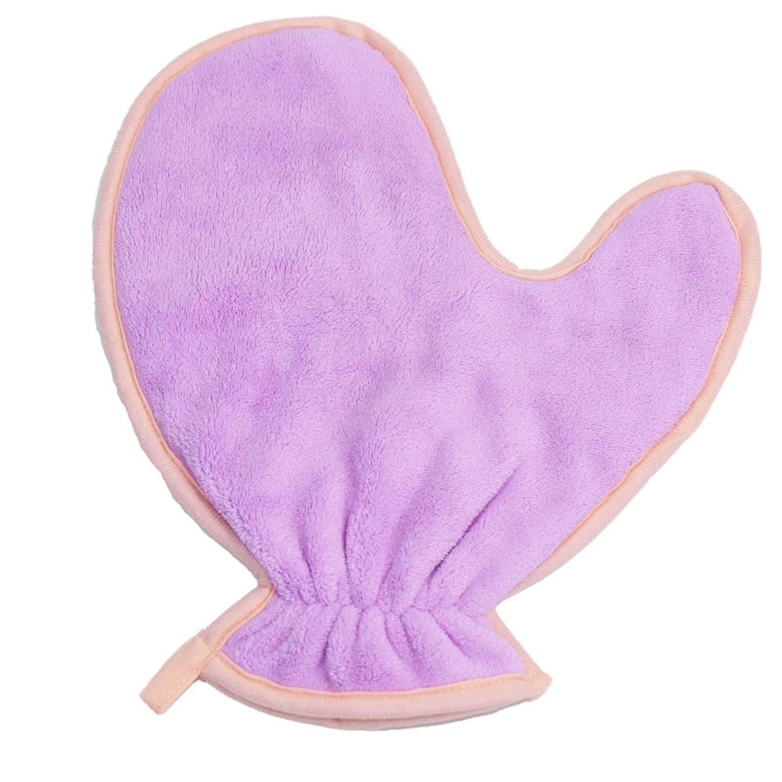 Pet Double Sided Absorbent Fiber Bath Towel Cleaning Gloves Grooming Supplies