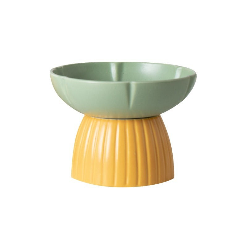 Candy Color Ceramic Feeding Bowl For Pet