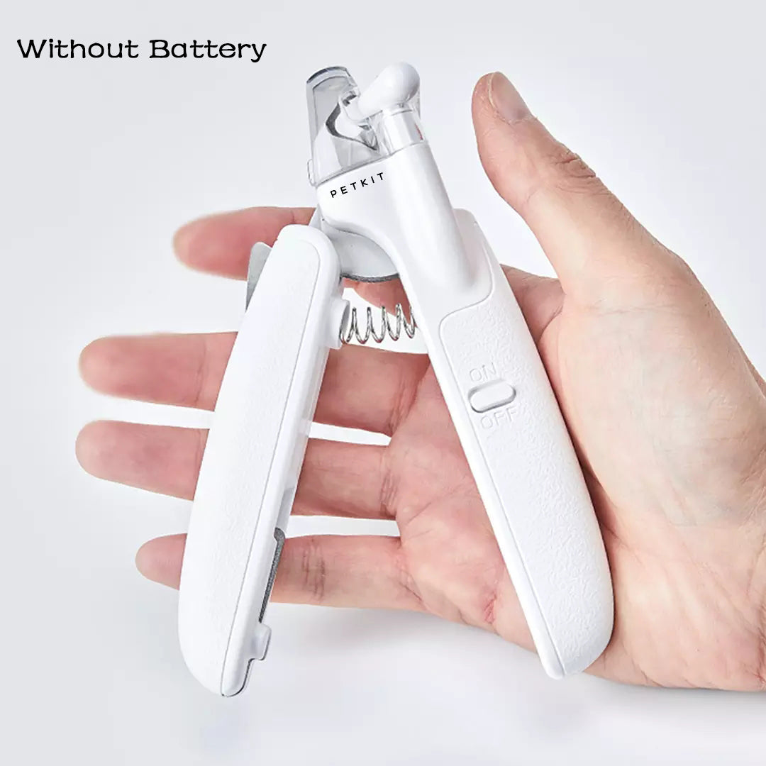 LED Nail Clipper Scissors Trimmer Tool For Pet
