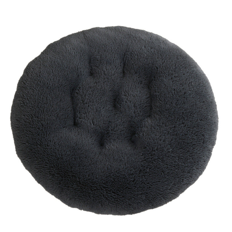 Plush Warm Round Sleeping Bed Mat For Pet