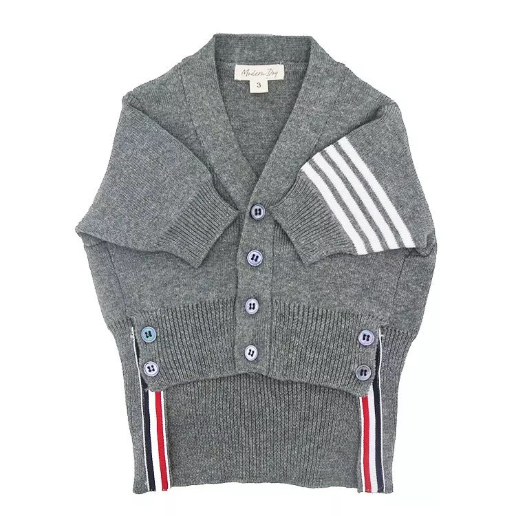 Pet Cardigan Style Knit Sweater Outfit