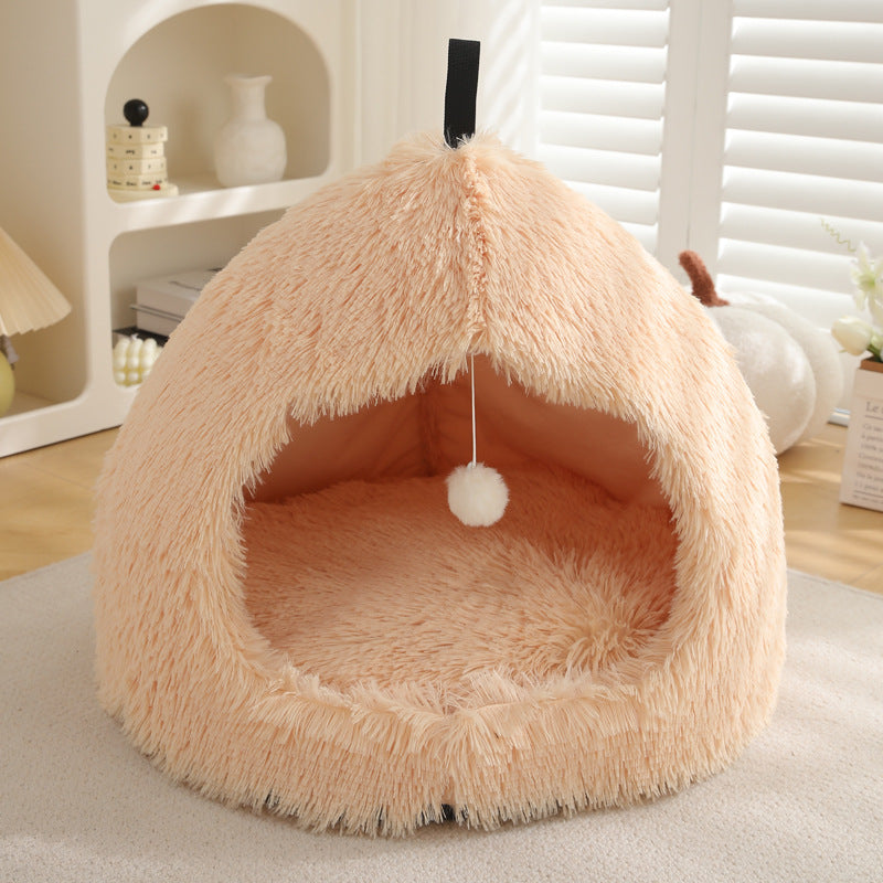 Winter Warm Plush Cat Nest Bed For Pet