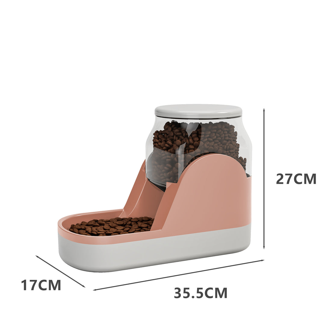 Automatic Water Fountain And Food Dispenser For Pet