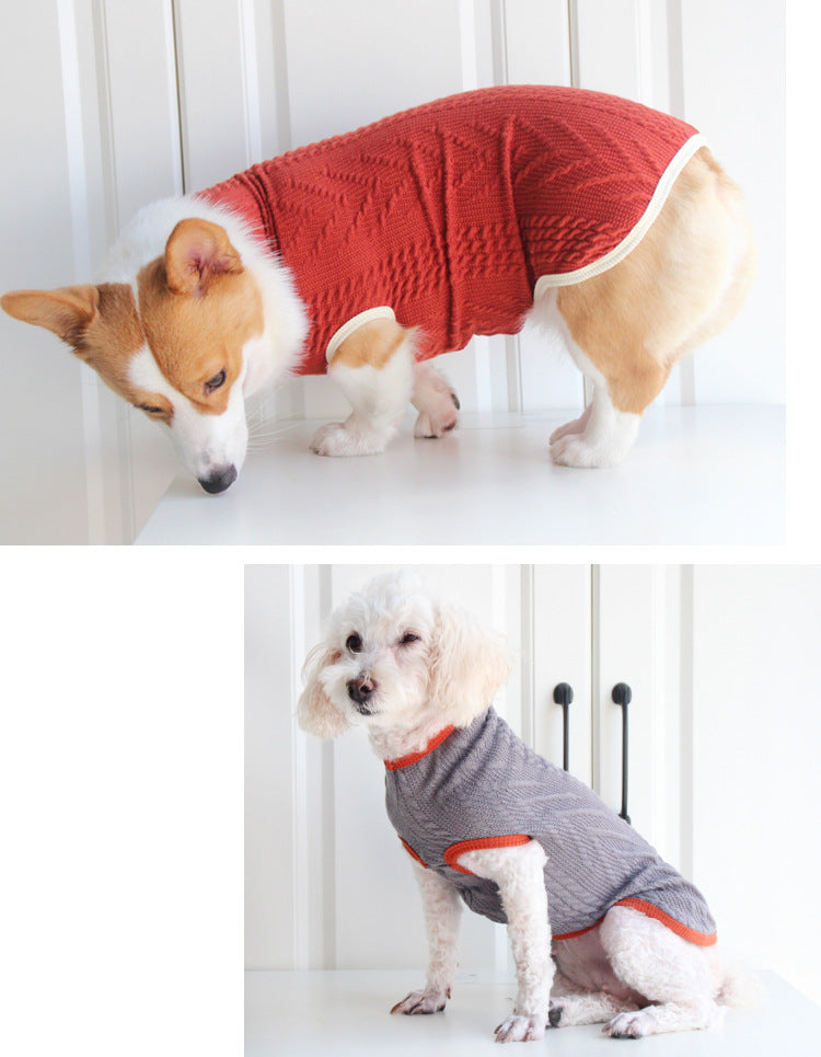 Pet Vintage Twist Knit Sweater Outfit