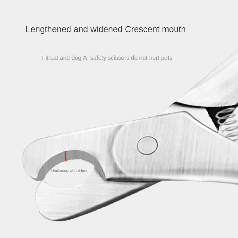 Professional Stainless Steel Nail Clipper Trimmer For Pet