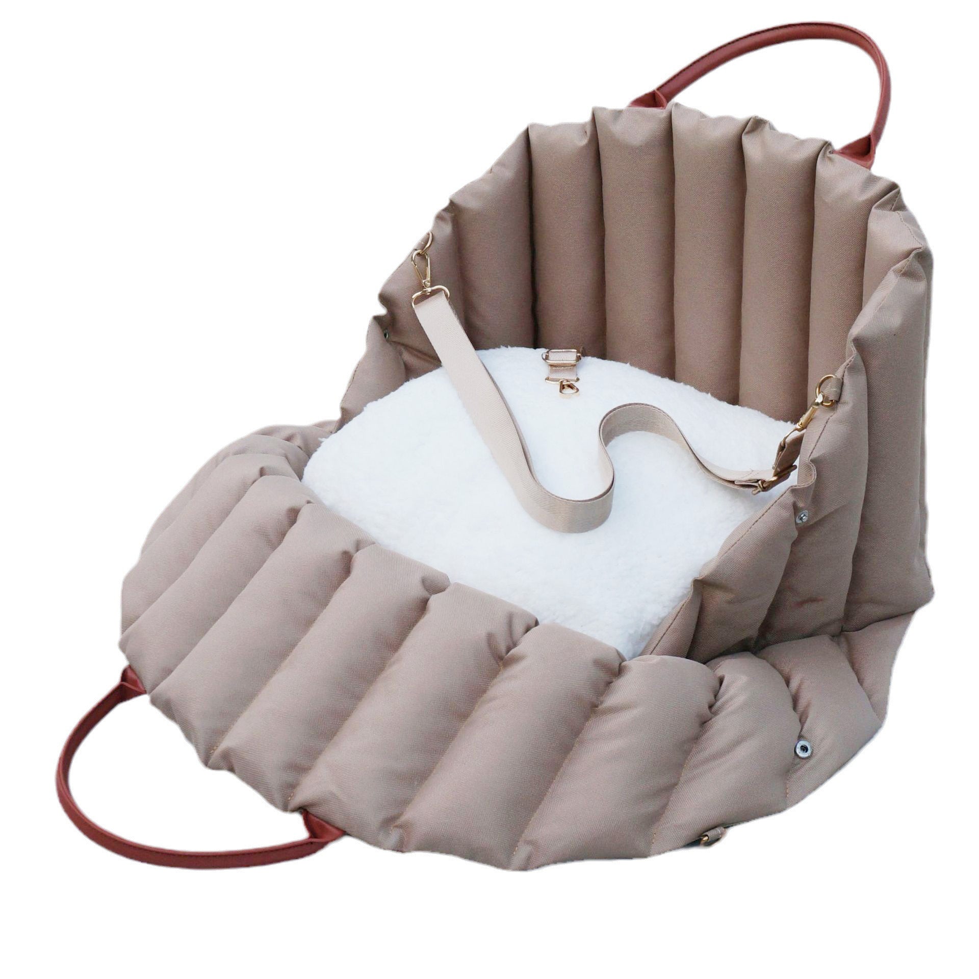 Pet Portable Car Travel Carrier Bag Safety Transport Cage