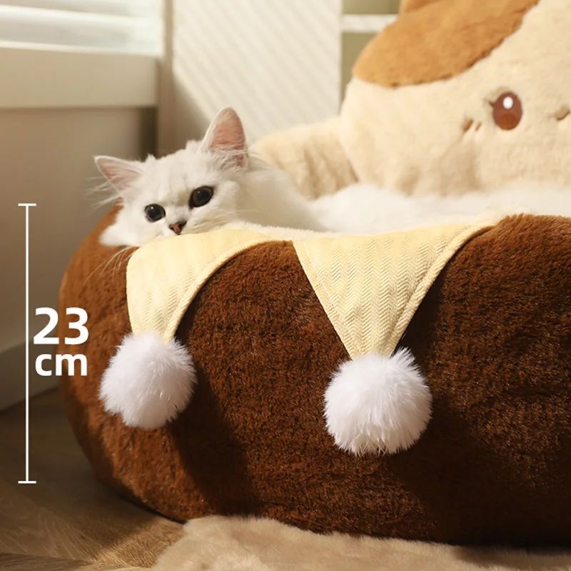 Warm Round Sofa Cushion Bed For Pet