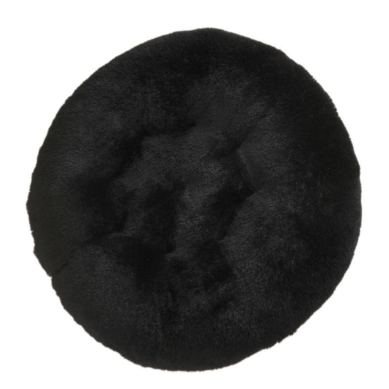 Plush Warm Round Sleeping Bed Mat For Pet