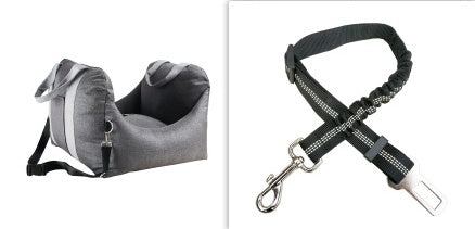 Pet Waterproof Car Safety Seat Carrier Basket Travel Bed