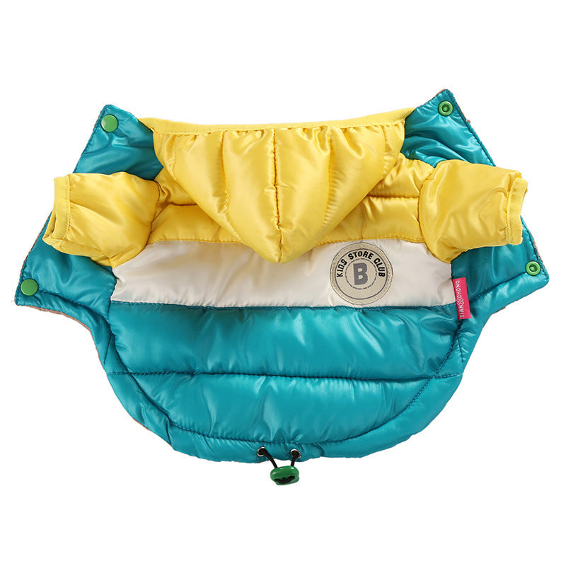 Pet Waterproof Warm Cotton Padded Jacket Outfit