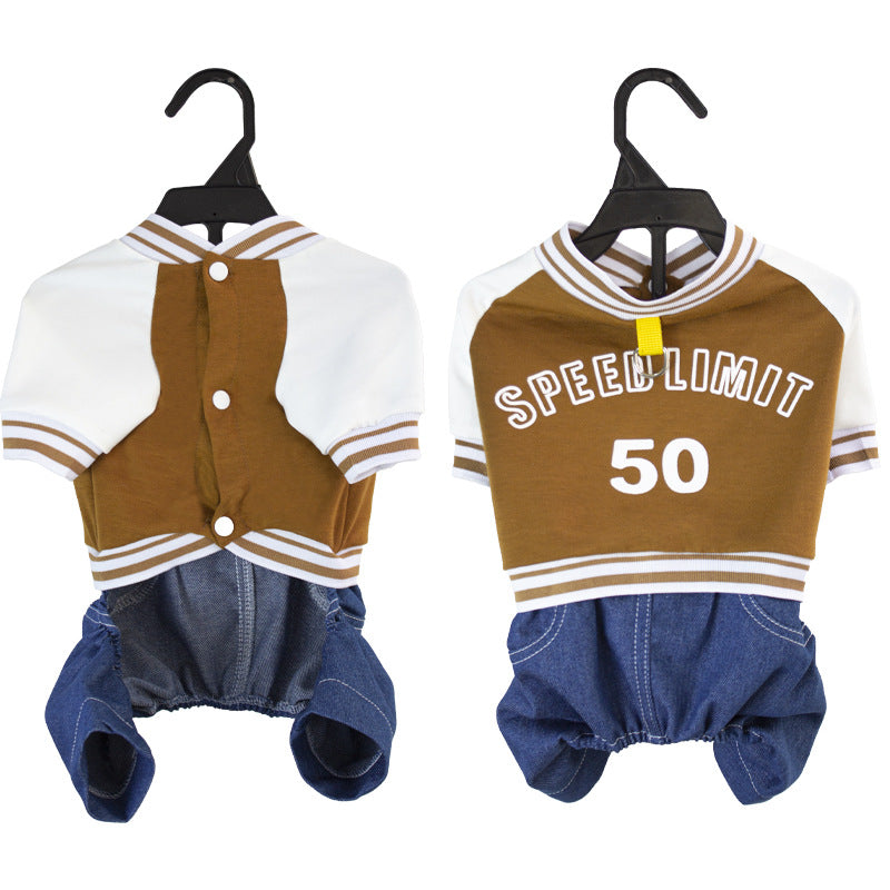 Pet Four Legged Fashion Knit Sweater Outfit