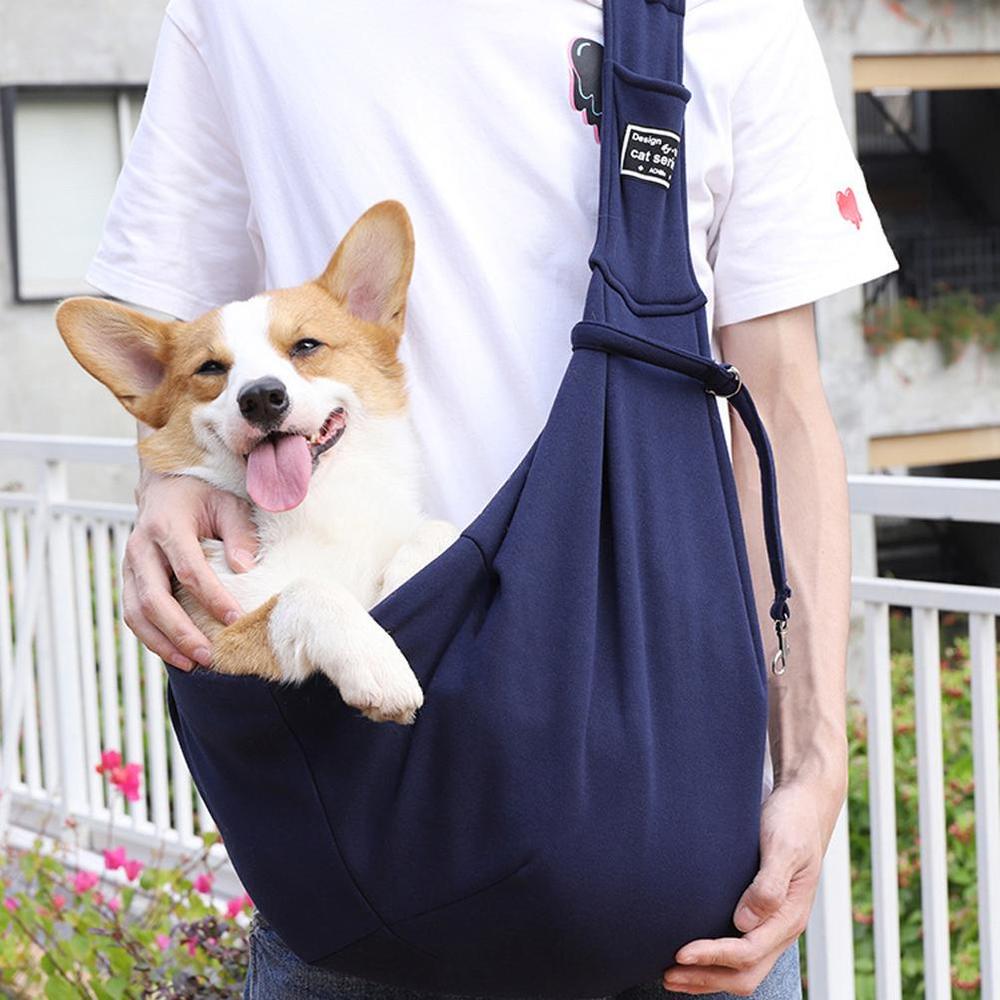 Pet Breathable Outdoor Hiking Travel Sling Carrier Bag