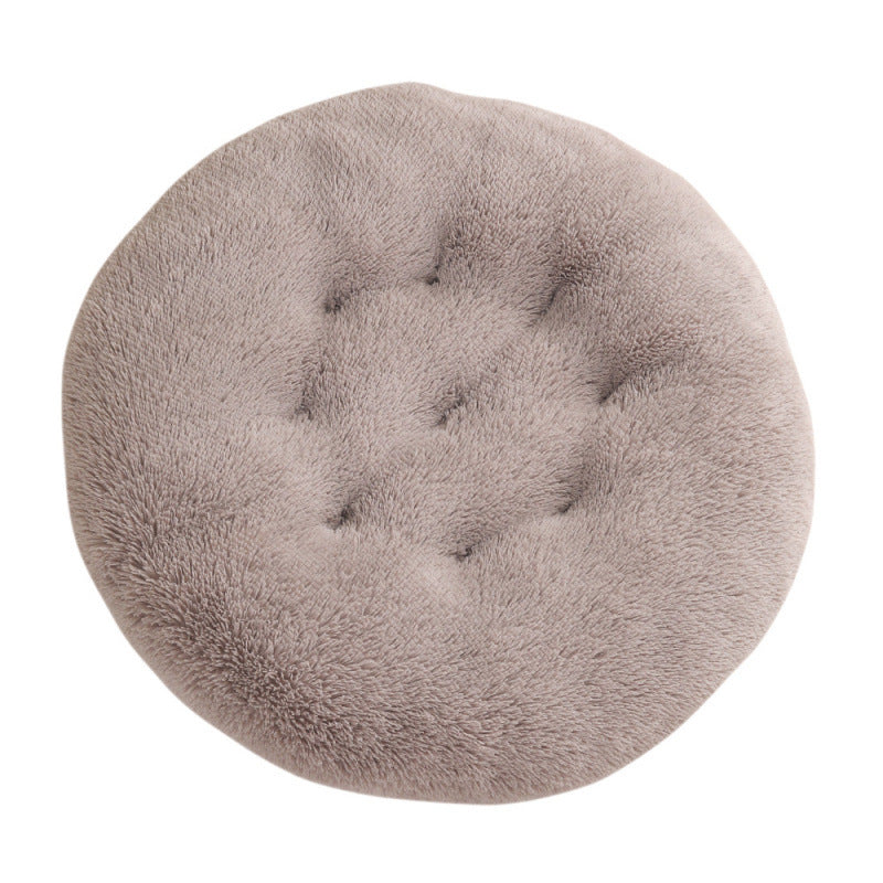 Plush Warm Round Sleeping Bed Mat For Pet