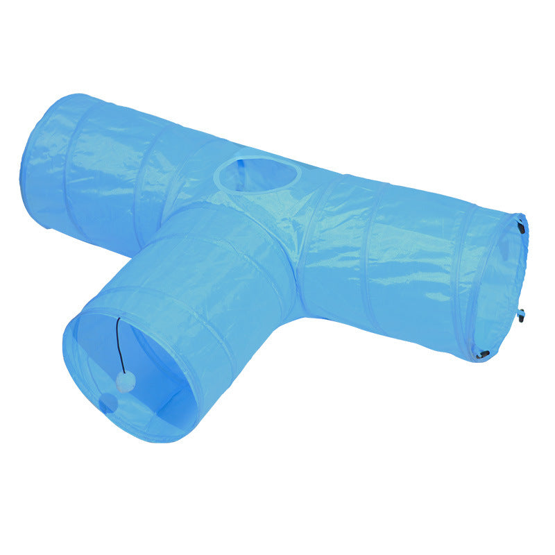 Pet Foldable Interactive Tunnel Climbing Play Toy