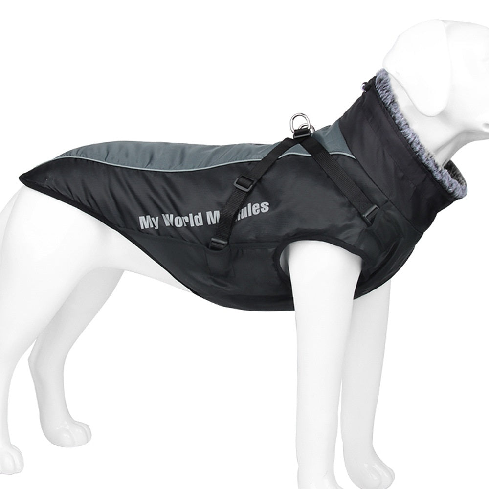 Warm Waterproof Reflective Shell Jacket Clothing For Pet
