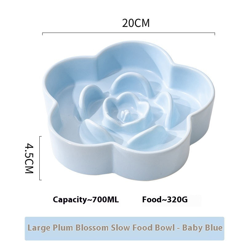 Ceramic Slow Feeding Bowl For Pet