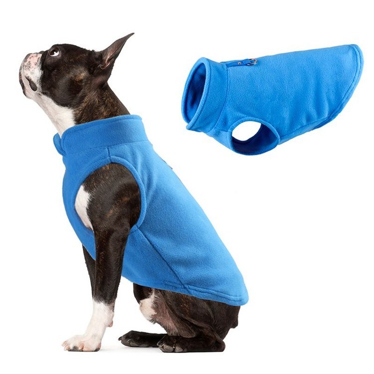 Fleece Puppy Coat Jacket Vest Clothing For Pet