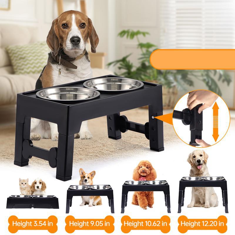 Lifting Feeding Bowl Neck Protection Anti Tumble Stand For Pet