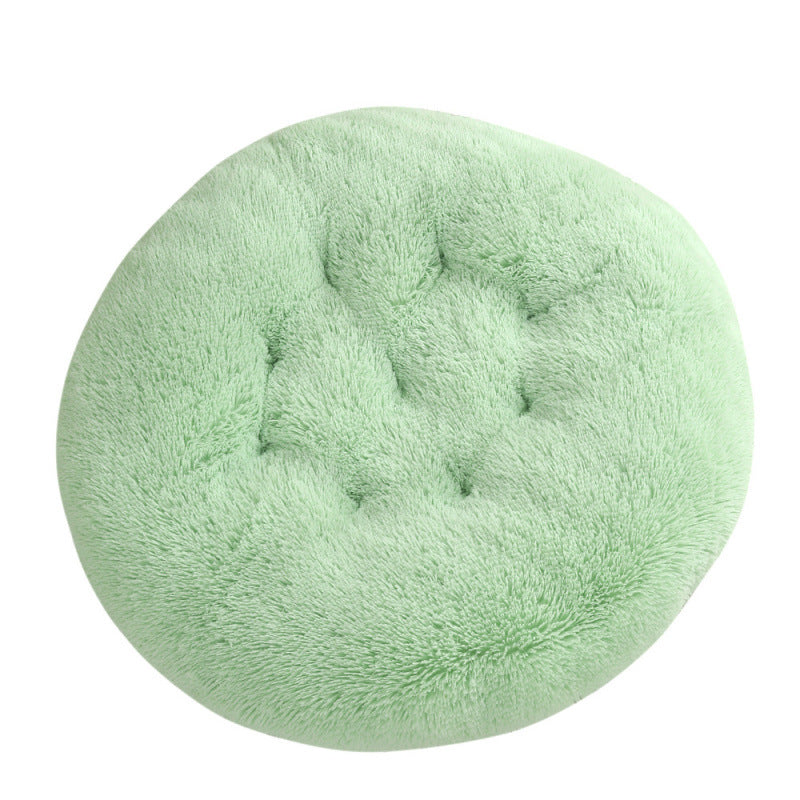 Plush Warm Round Sleeping Bed Mat For Pet