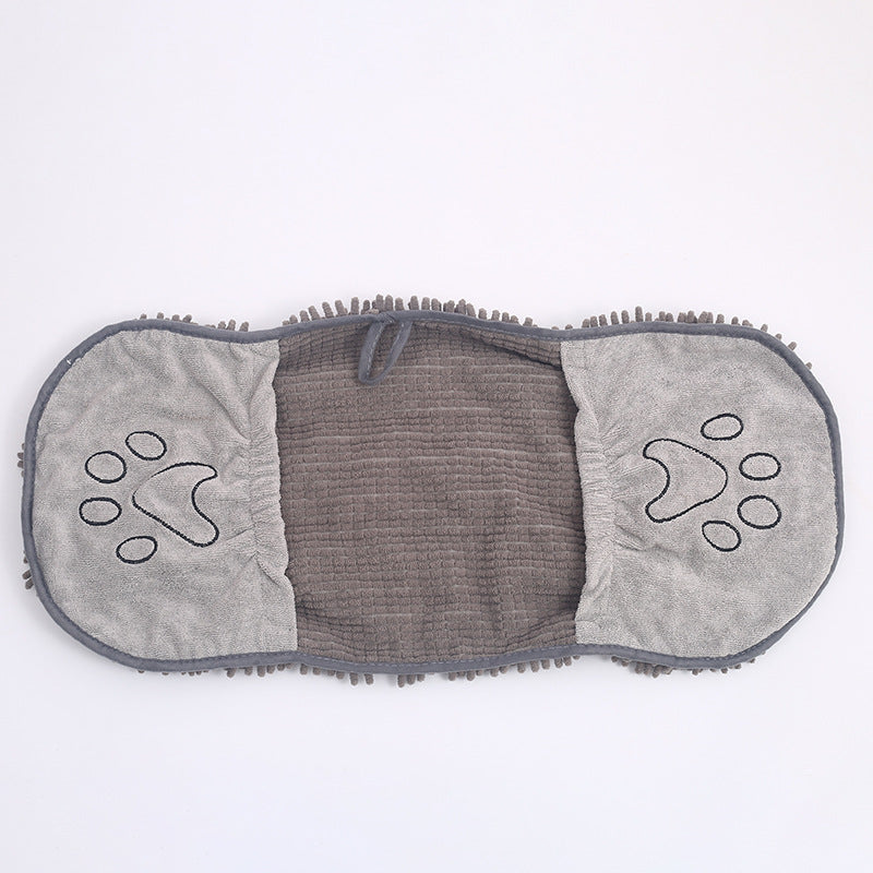 Pet Chenille Bath Drying Towel Grooming Cloth