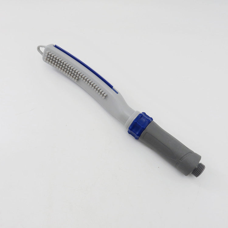Pet Shower Bath Brush With Water Hose Attachment