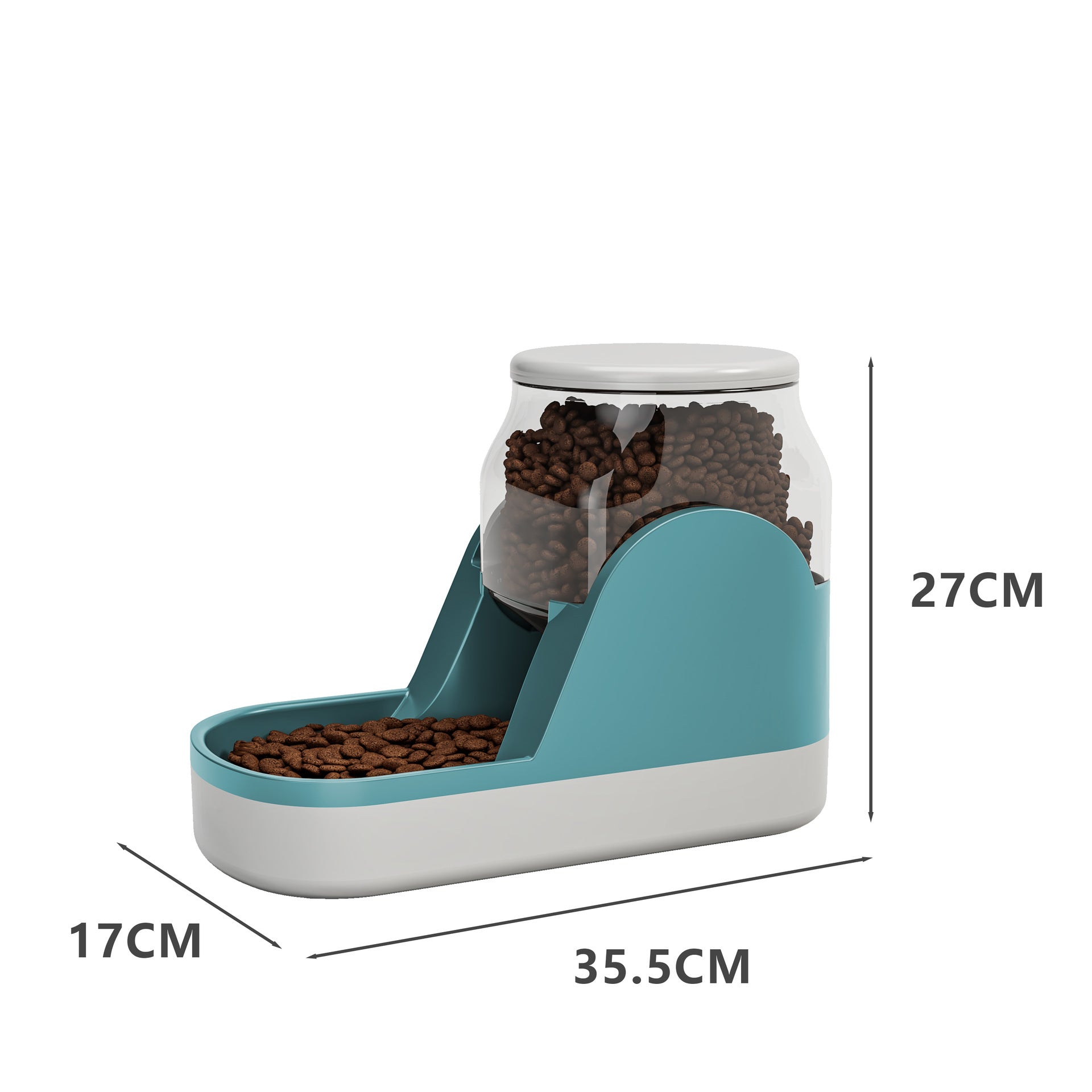 Automatic Water Fountain And Food Dispenser For Pet