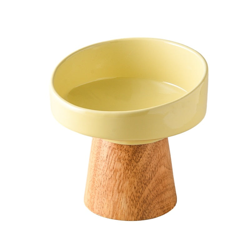Ceramic Elevated Pet Feeding Bowl Food And Water Dish