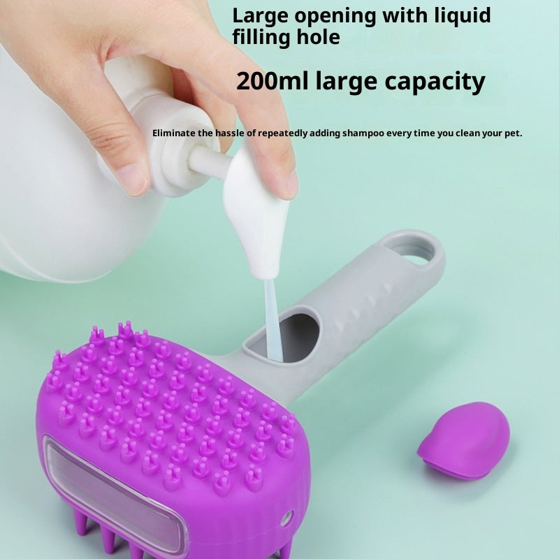Pet Shower Bath Floating Hair Cleaning Grooming Brush