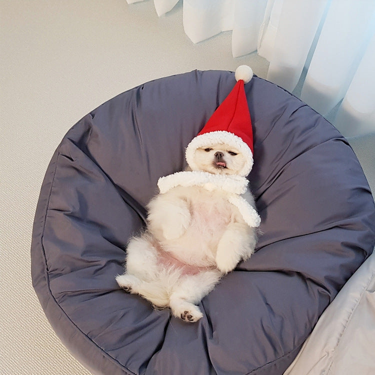 Moisture Proof Washable Round Elastic Bed For Pet