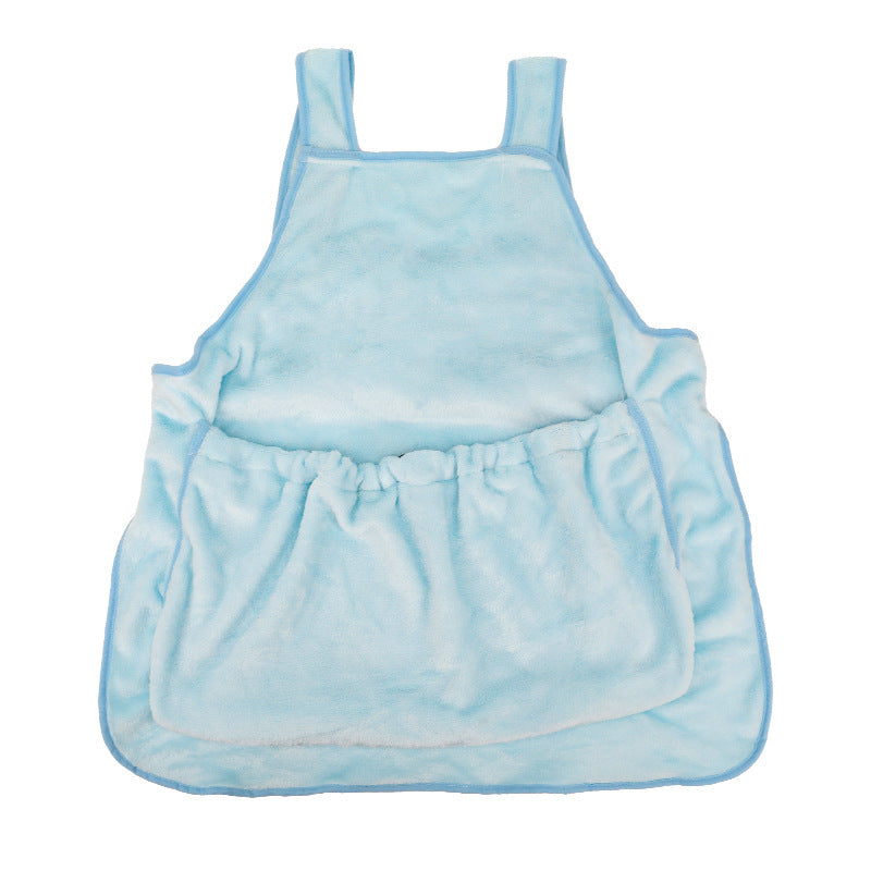 Pet Plush Hanging Chest Carrier Apron Travel Sleeping Bag