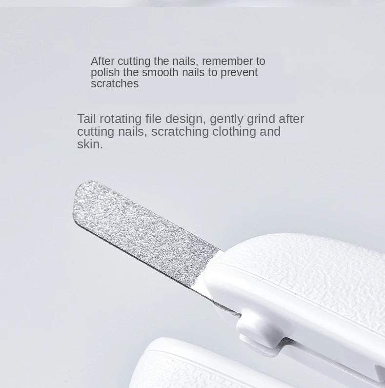 LED Nail Clipper Scissors Trimmer Tool For Pet