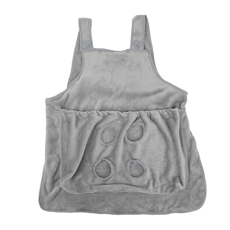 Pet Plush Hanging Chest Carrier Apron Travel Sleeping Bag