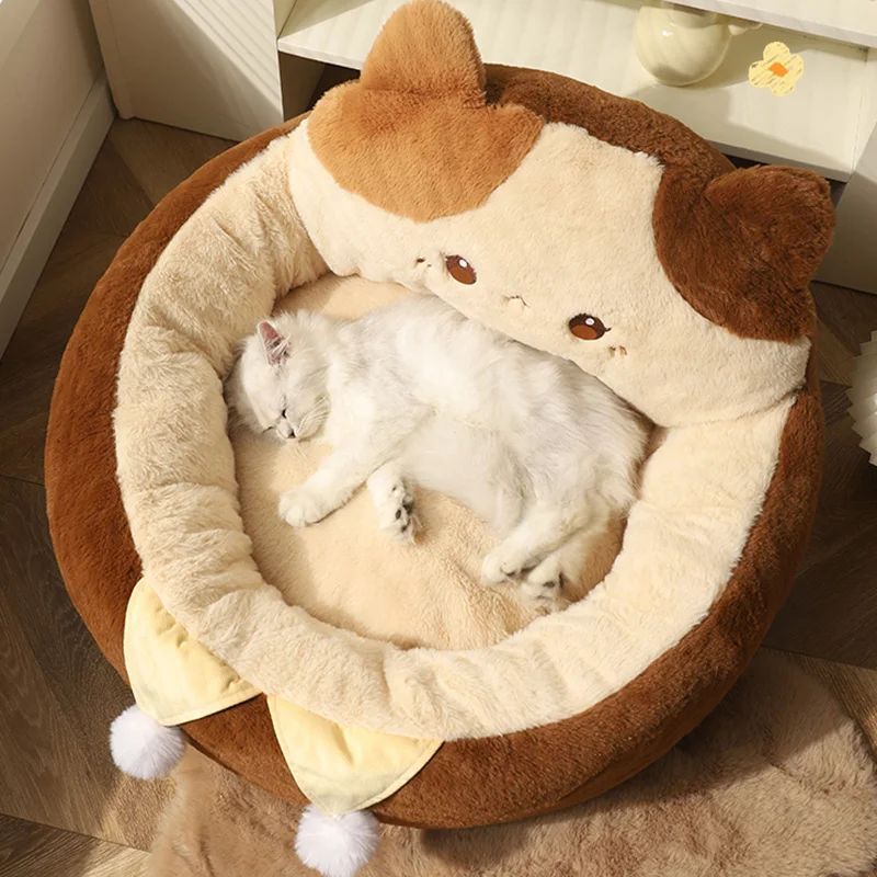 Warm Round Sofa Cushion Bed For Pet
