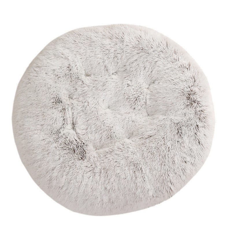 Plush Warm Round Sleeping Bed Mat For Pet