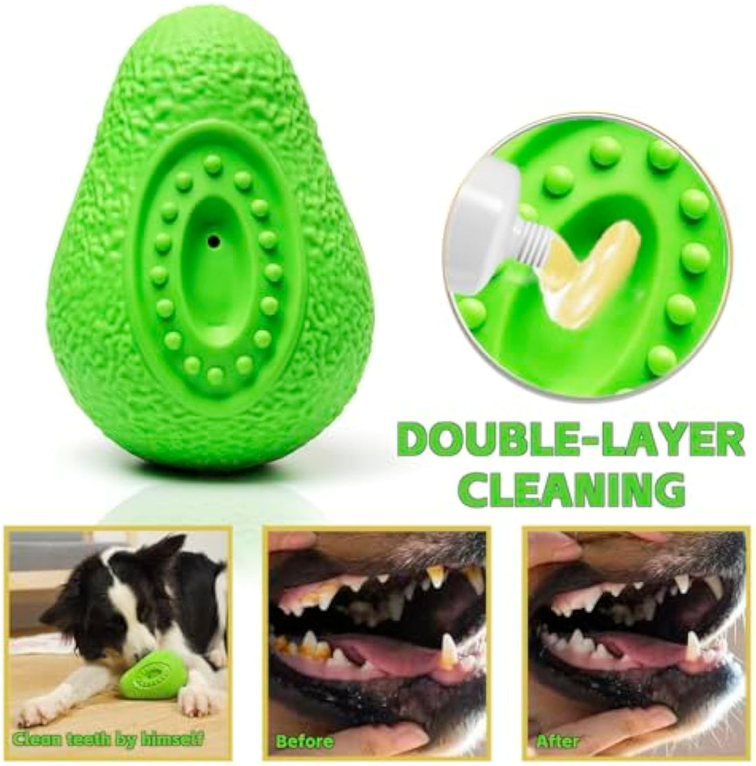 Pet Heavy Duty Indestructible Rubber Chew Teething Toy