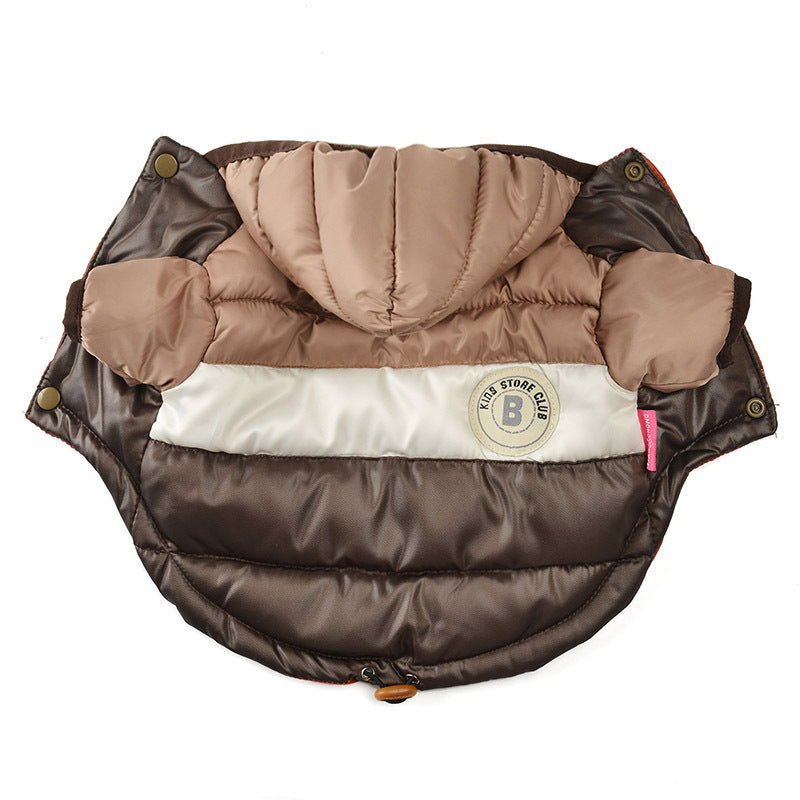 Pet Waterproof Warm Cotton Padded Jacket Outfit