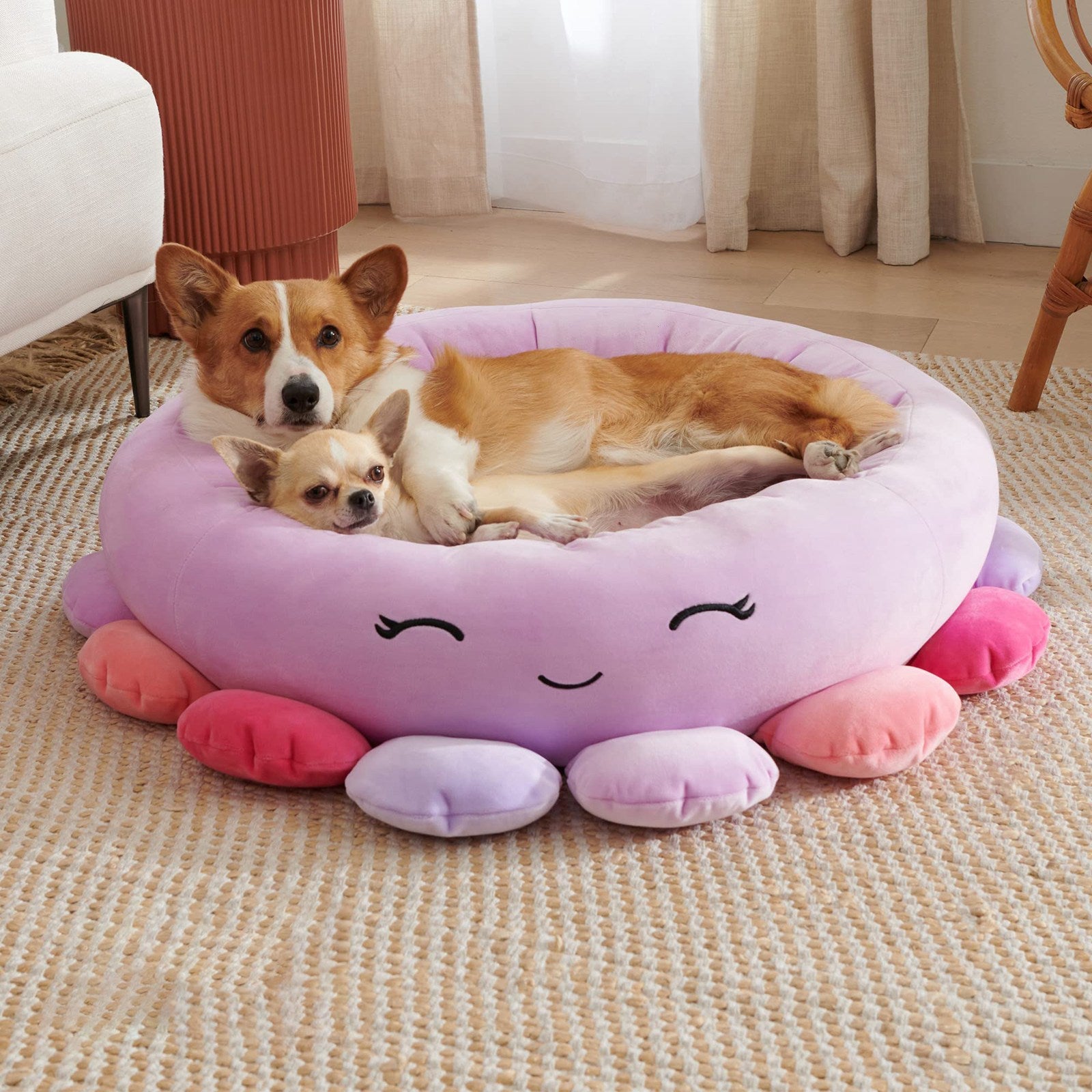 Super Soft Plush Animal Fruit Bed For Pet