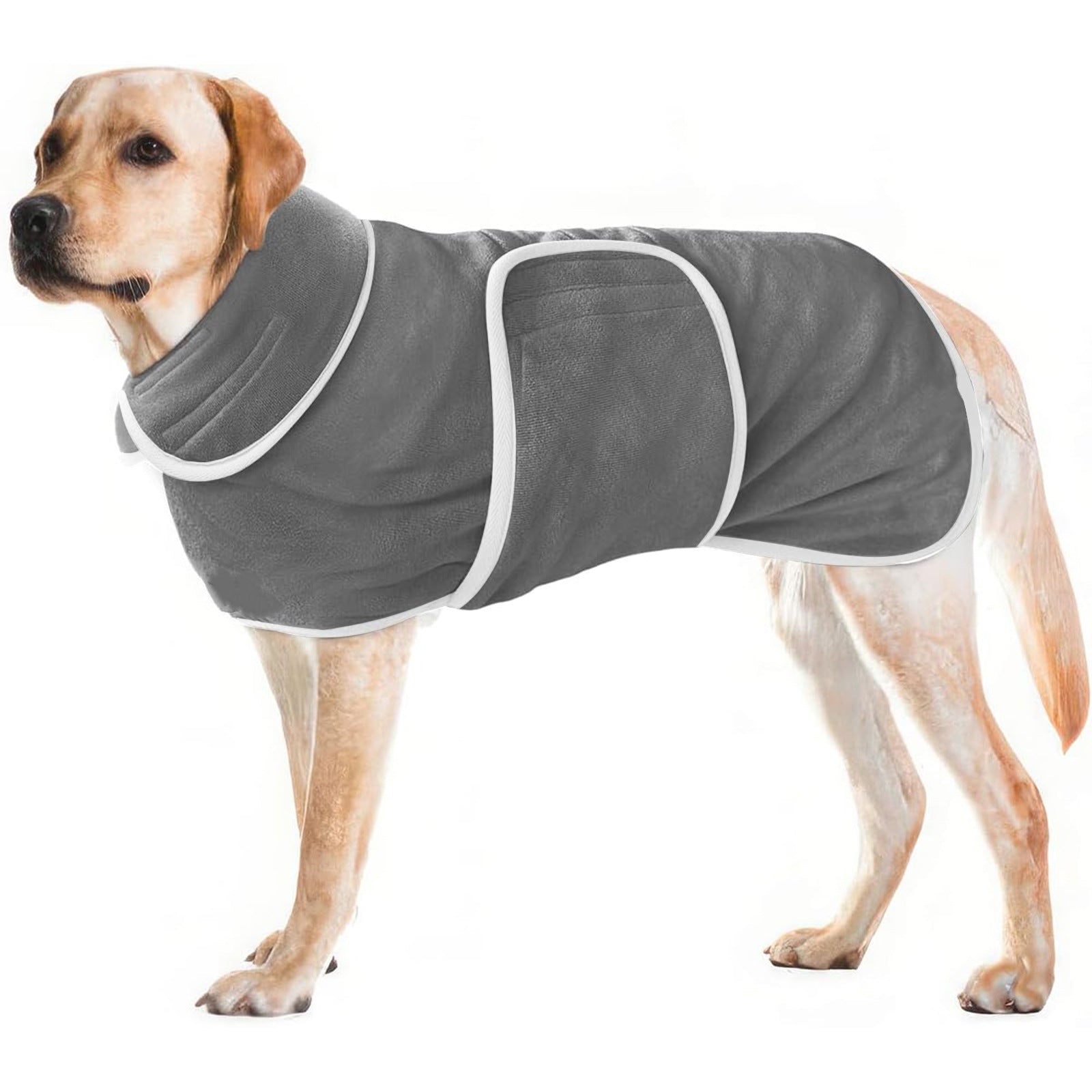 Pet Super Absorbent Bathrobe Towel Outfit Coat Grooming Wear